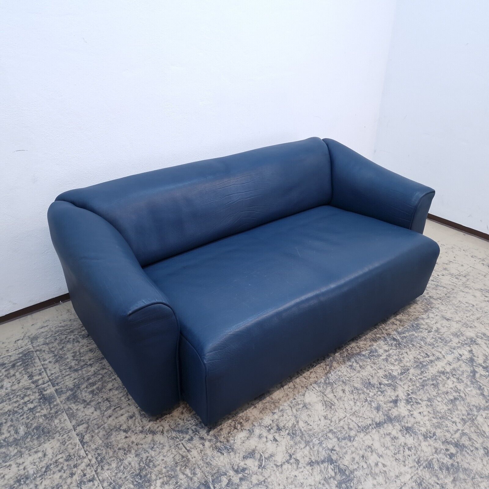 De Sede ds 47 Blau Designersofa Echtledersofa Echtledercouch desede #0063-De Sede-JSFurniture