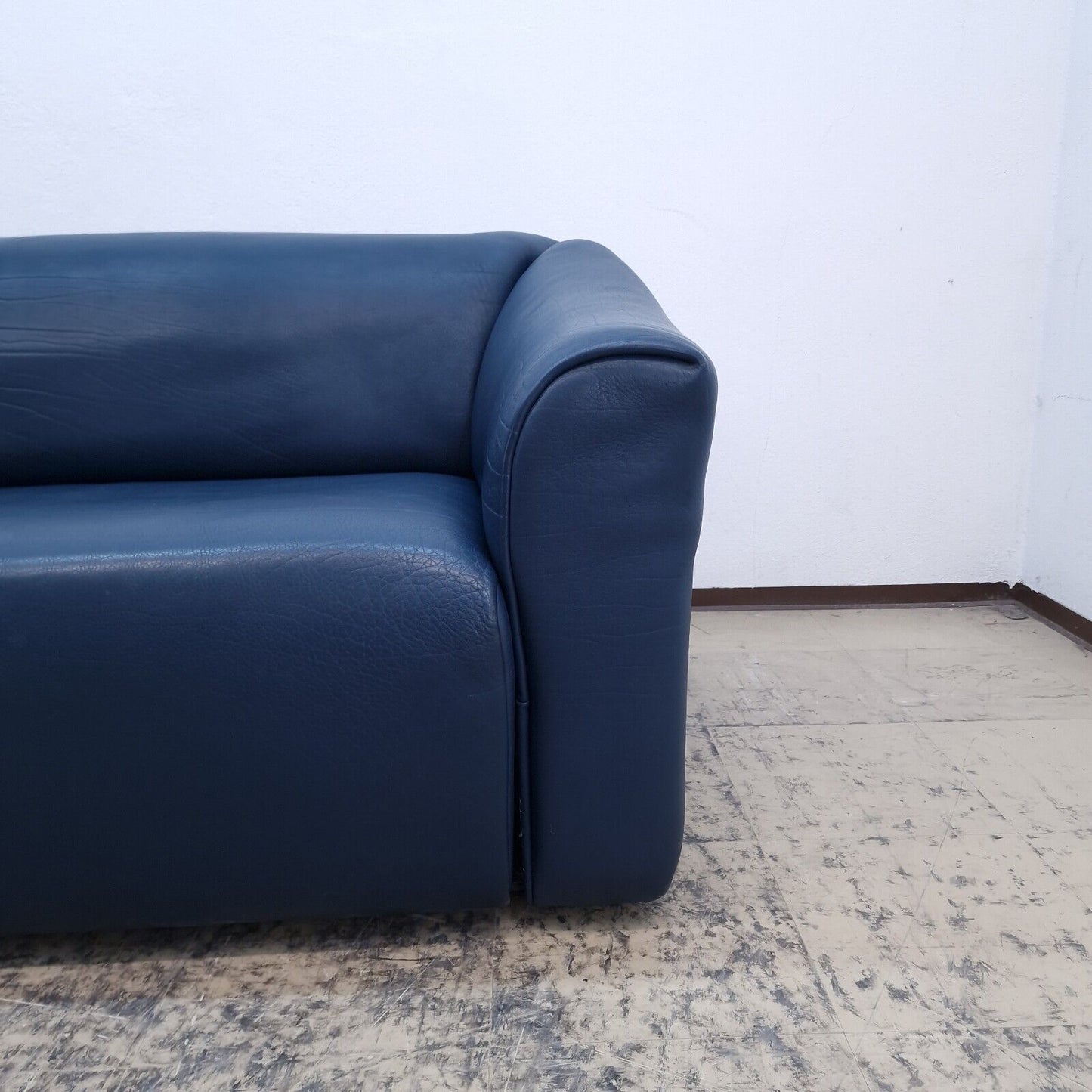 De Sede ds 47 Blau Designersofa Echtledersofa Echtledercouch desede #0063-De Sede-JSFurniture