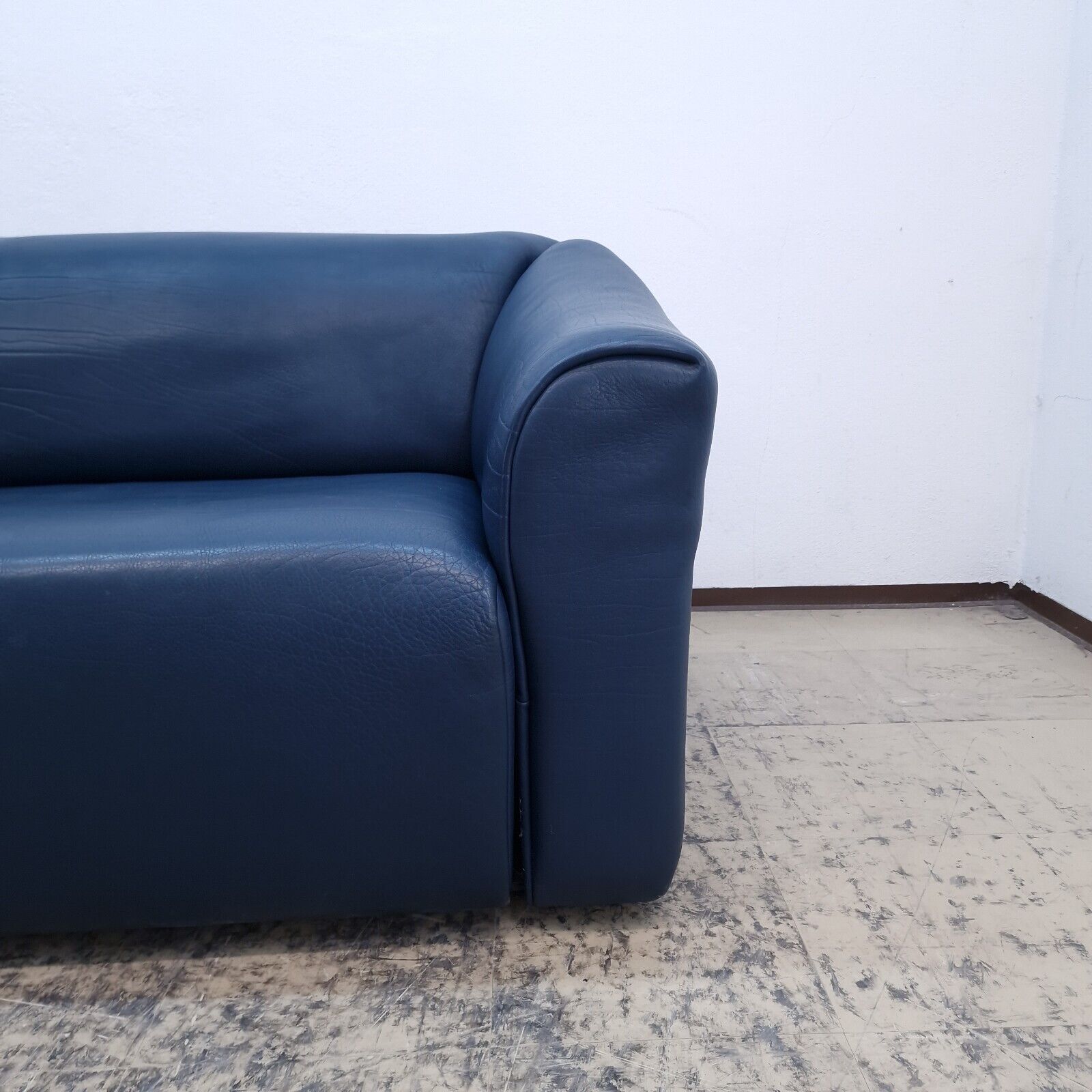 De Sede ds 47 Blau Designersofa Echtledersofa Echtledercouch desede #0063-De Sede-JSFurniture