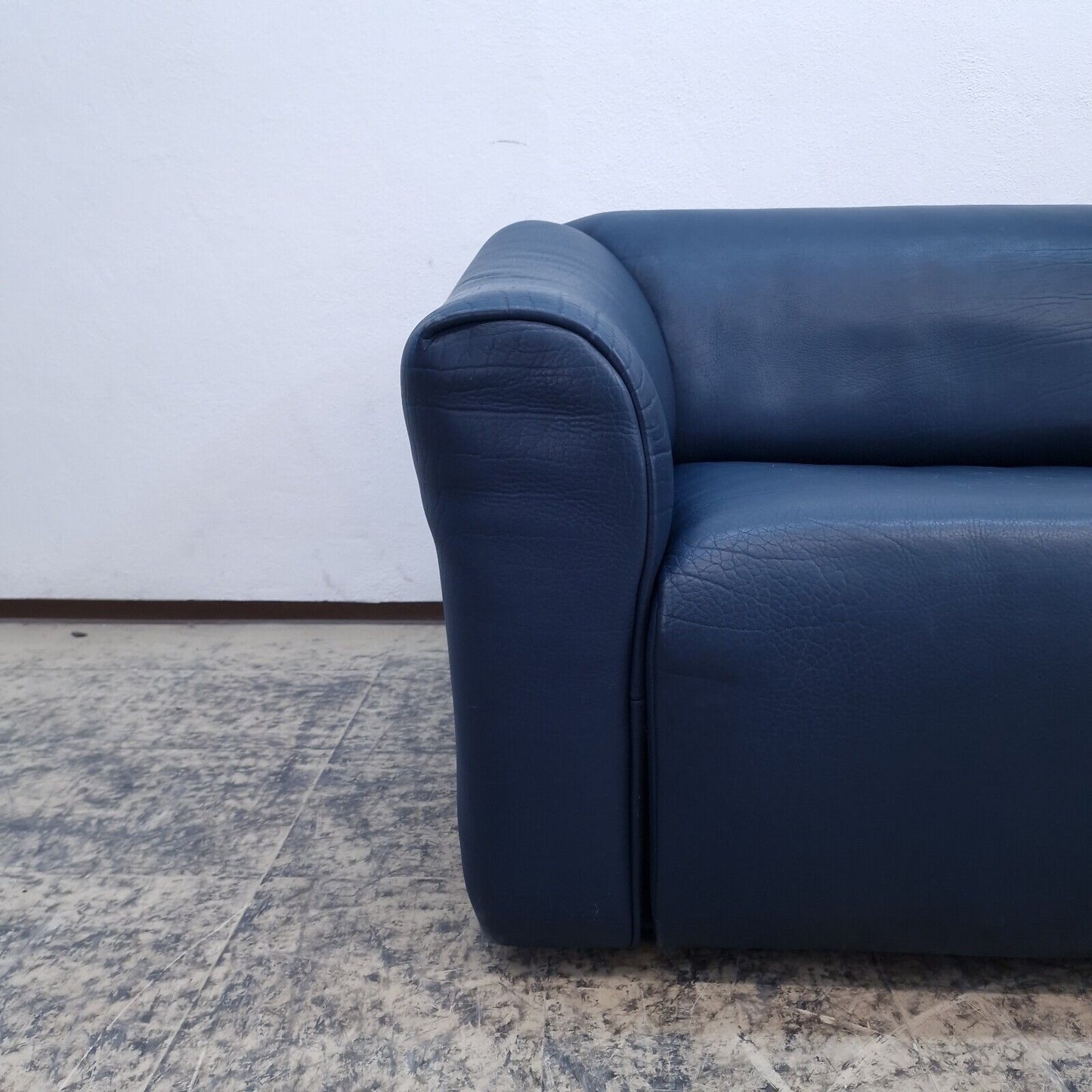 De Sede ds 47 Blau Designersofa Echtledersofa Echtledercouch desede #0063-De Sede-JSFurniture