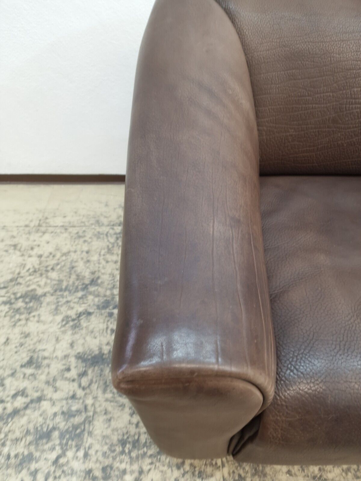 De Sede ds 47 Zweisitzer Designersofa Echtledersofa Couch Vintage Funktion Sofa-De Sede-JSFurniture