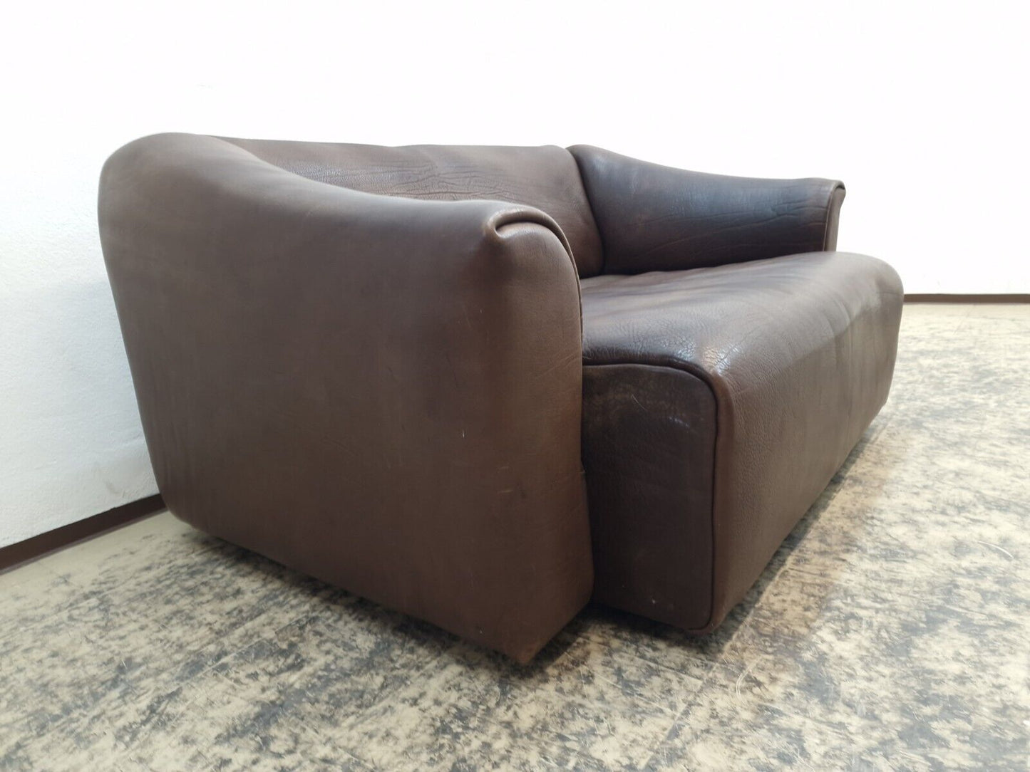 De Sede ds 47 Zweisitzer Designersofa Echtledersofa Couch Vintage Funktion Sofa-De Sede-JSFurniture