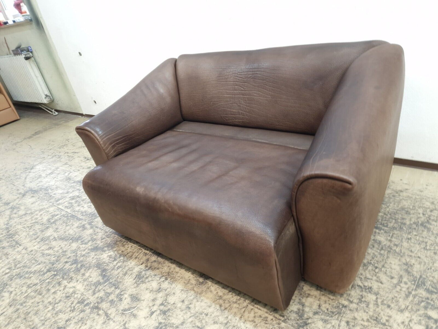 De Sede ds 47 Zweisitzer Designersofa Echtledersofa Couch Vintage Funktion Sofa-De Sede-JSFurniture