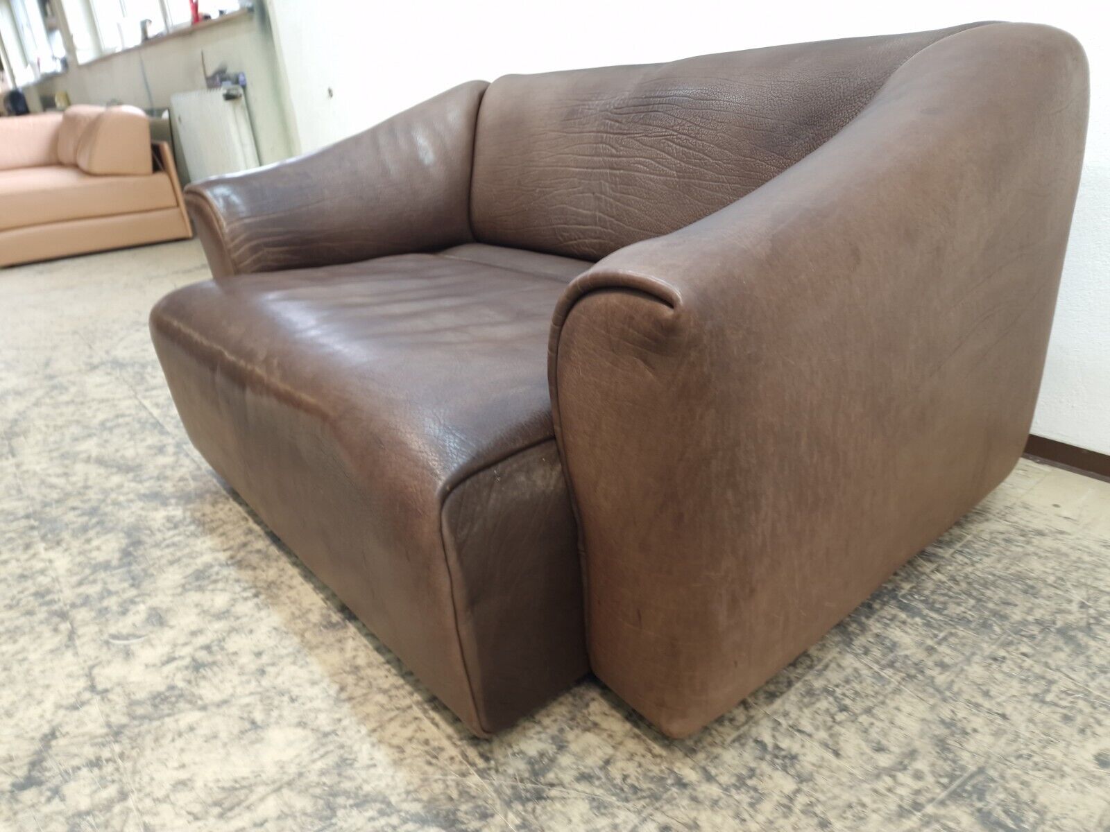 De Sede ds 47 Zweisitzer Designersofa Echtledersofa Couch Vintage Funktion Sofa-De Sede-JSFurniture
