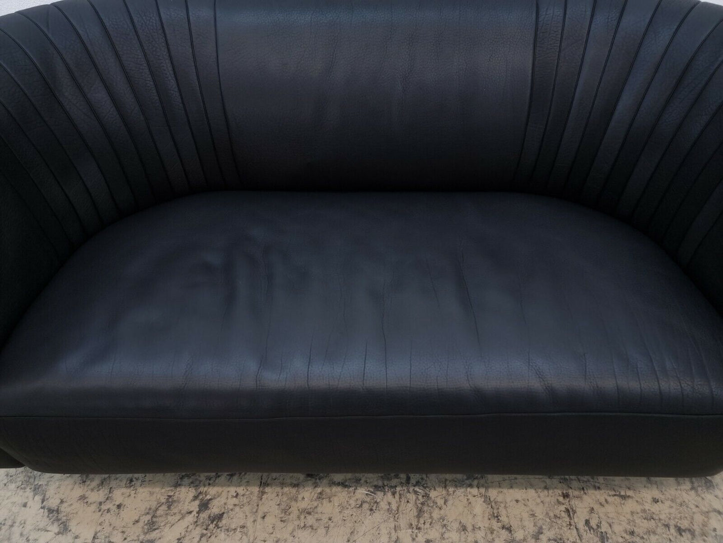 De Sede ds 700 Zweisitzer Designersofa desede Echtledersofa in schwarz #0150-De Sede-JSFurniture