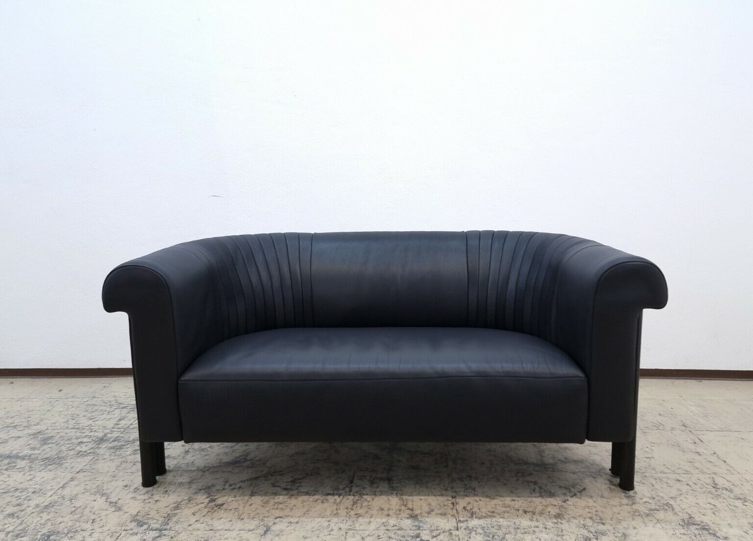 De Sede ds 700 Zweisitzer Designersofa desede Echtledersofa in schwarz #0150-De Sede-JSFurniture