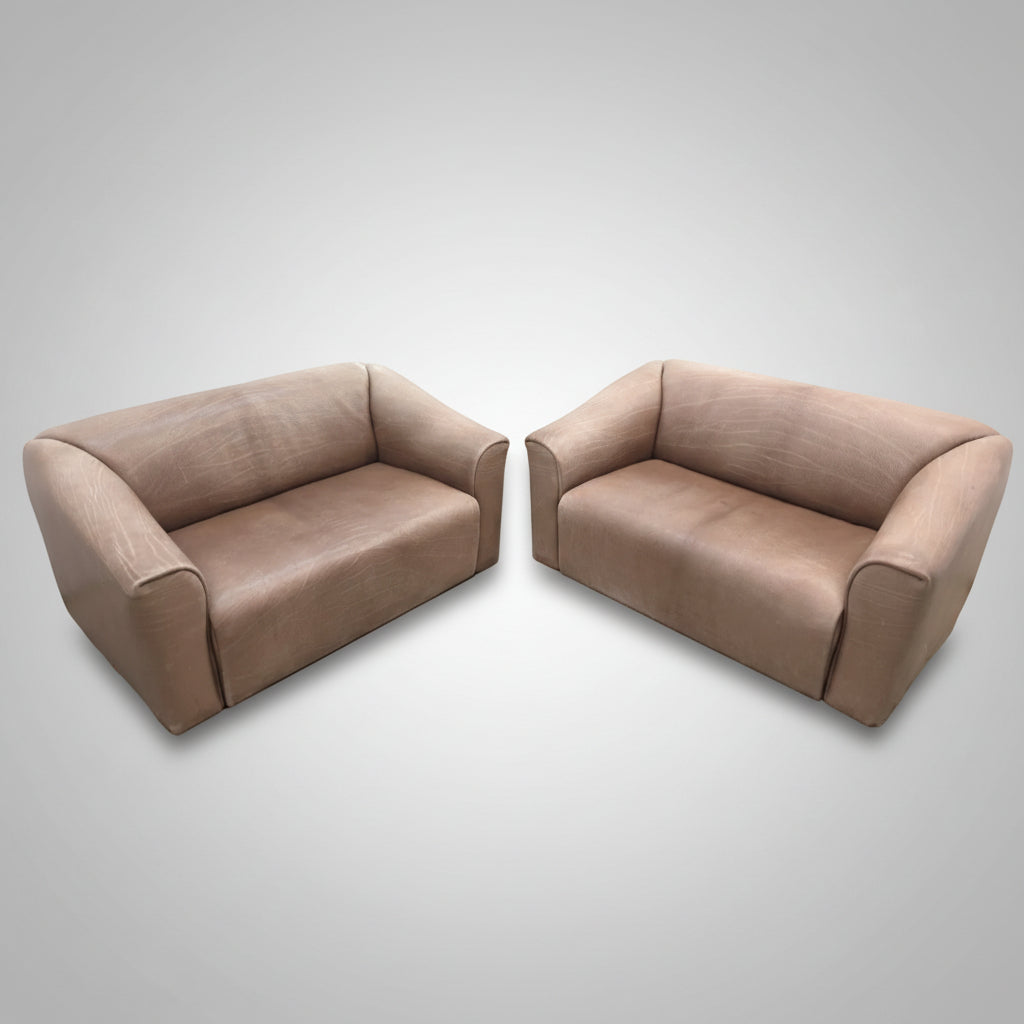 De sede ds 47 Garnitur in braun desede Designersofa Echtledersofa Couch-De Sede-JSFurniture