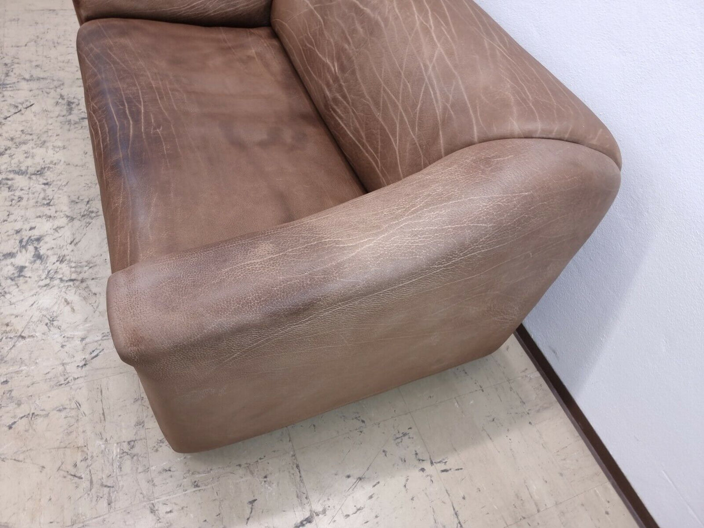 De sede ds 47 Zweisitzer braun desede Designersofa Echtledersofa Couch #0035-De Sede-JSFurniture