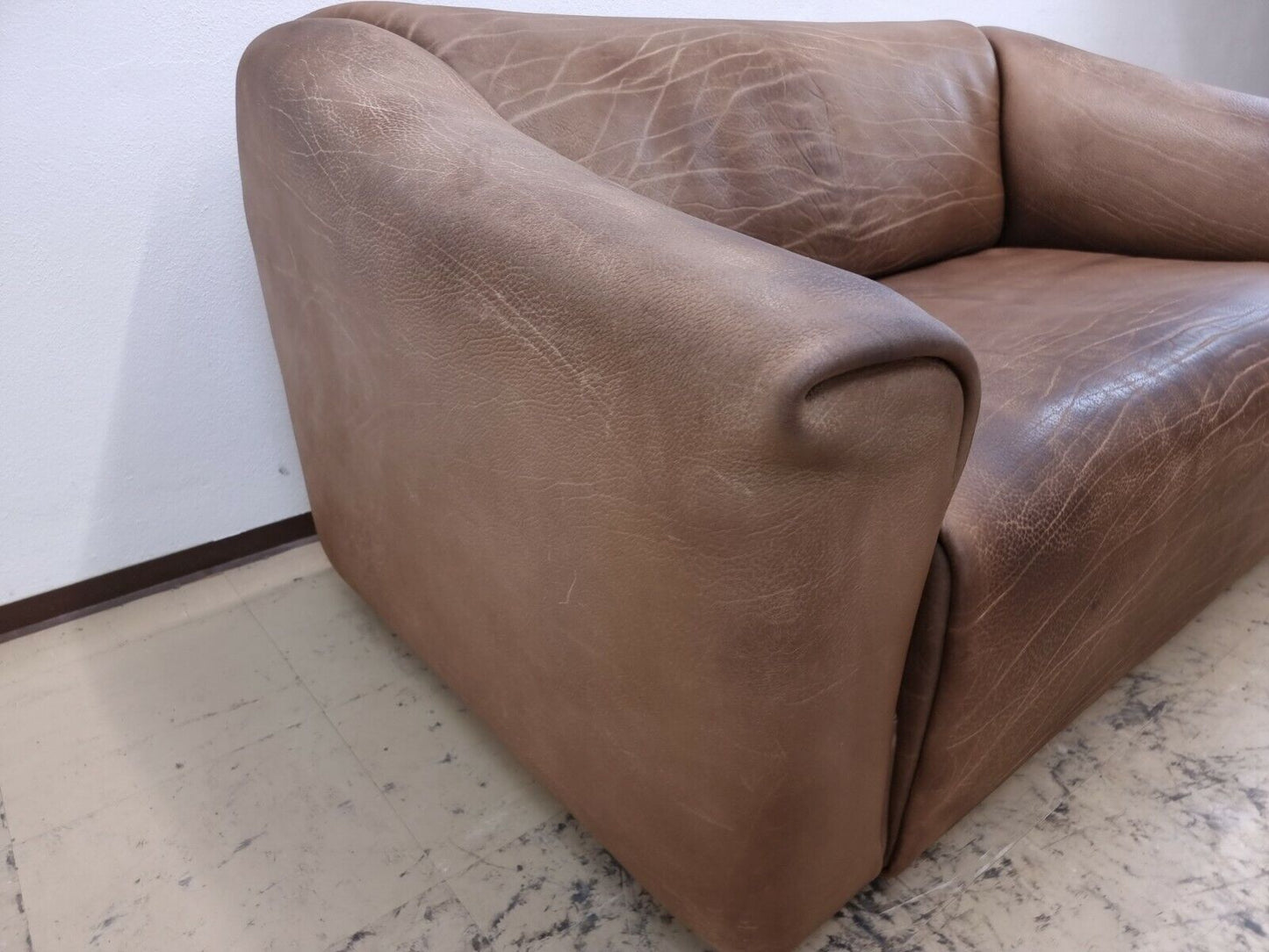 De sede ds 47 Zweisitzer braun desede Designersofa Echtledersofa Couch #0035-De Sede-JSFurniture