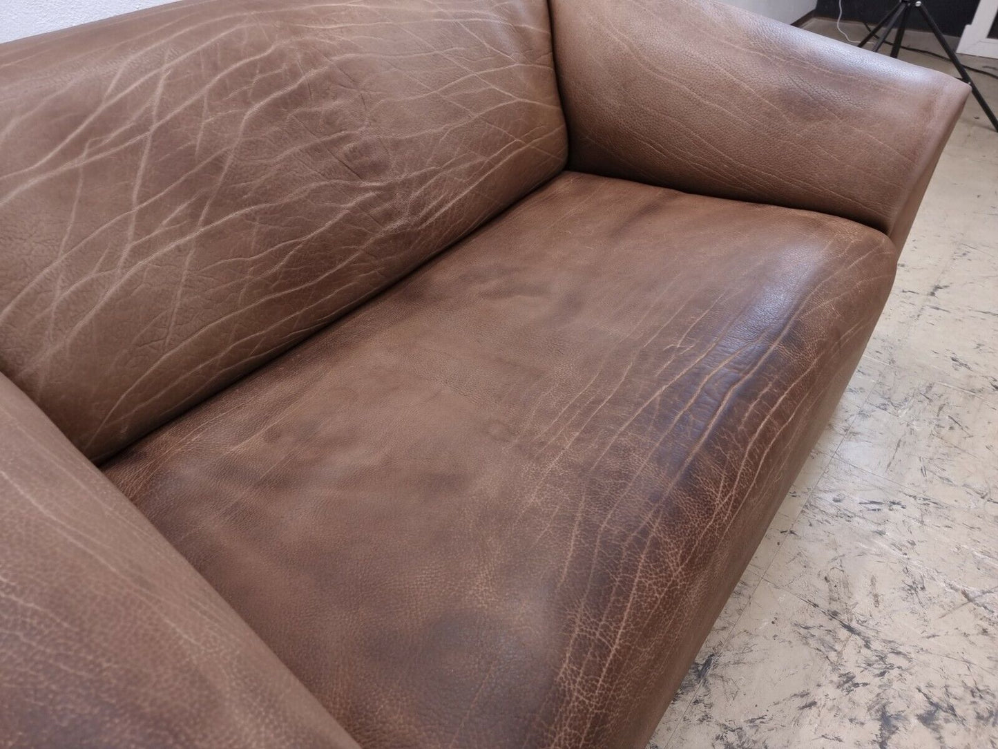 De sede ds 47 Zweisitzer braun desede Designersofa Echtledersofa Couch #0035-De Sede-JSFurniture