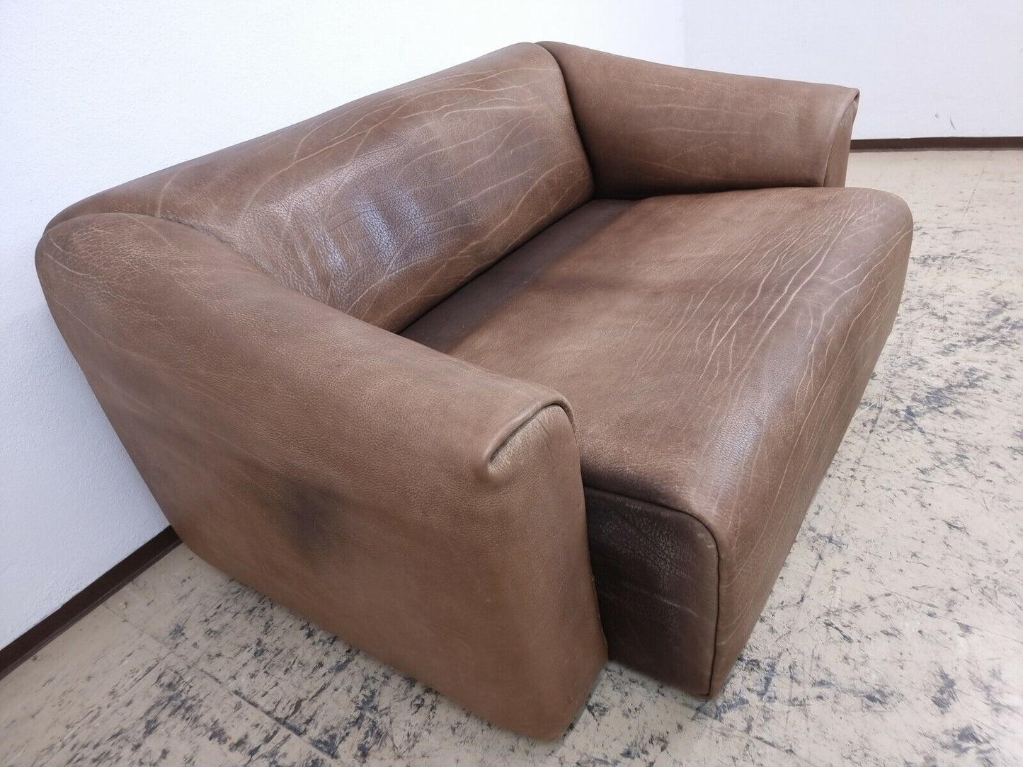 De sede ds 47 Zweisitzer braun desede Designersofa Echtledersofa Couch #0035-De Sede-JSFurniture