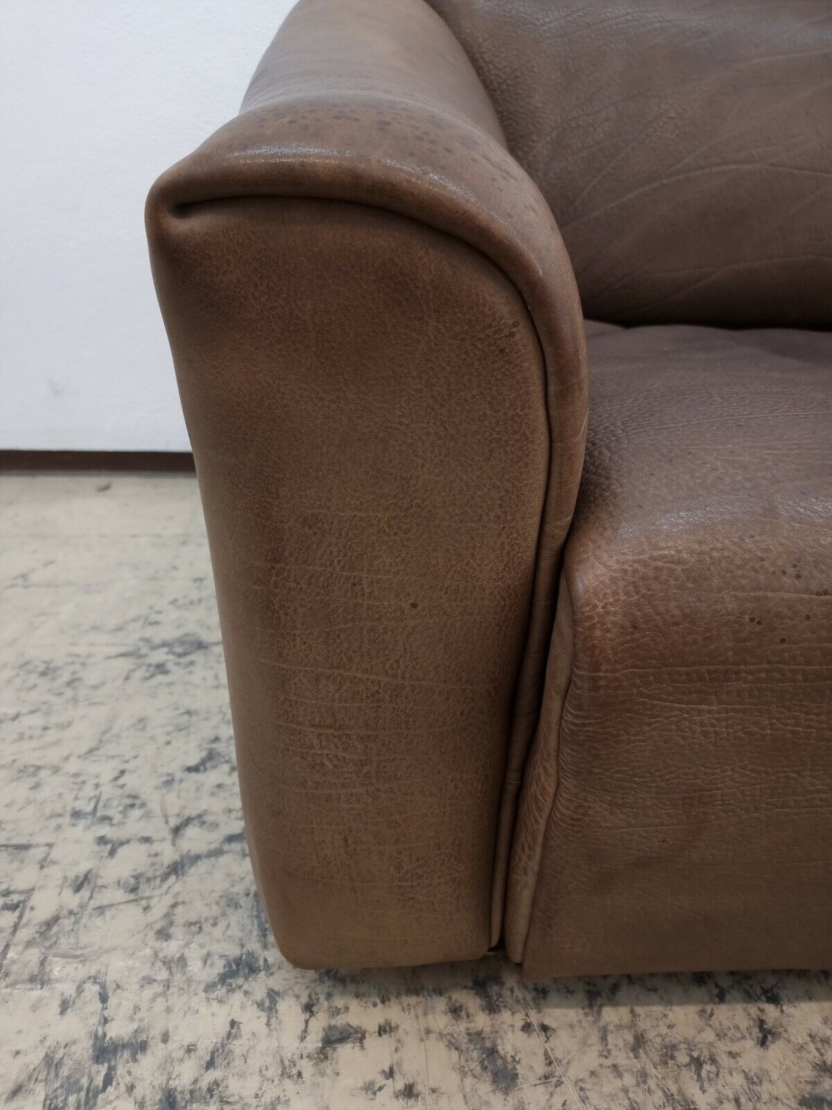 De sede ds 47 Zweisitzer in braun desede Designersofa Echtledersofa Couch #0018-De Sede-JSFurniture