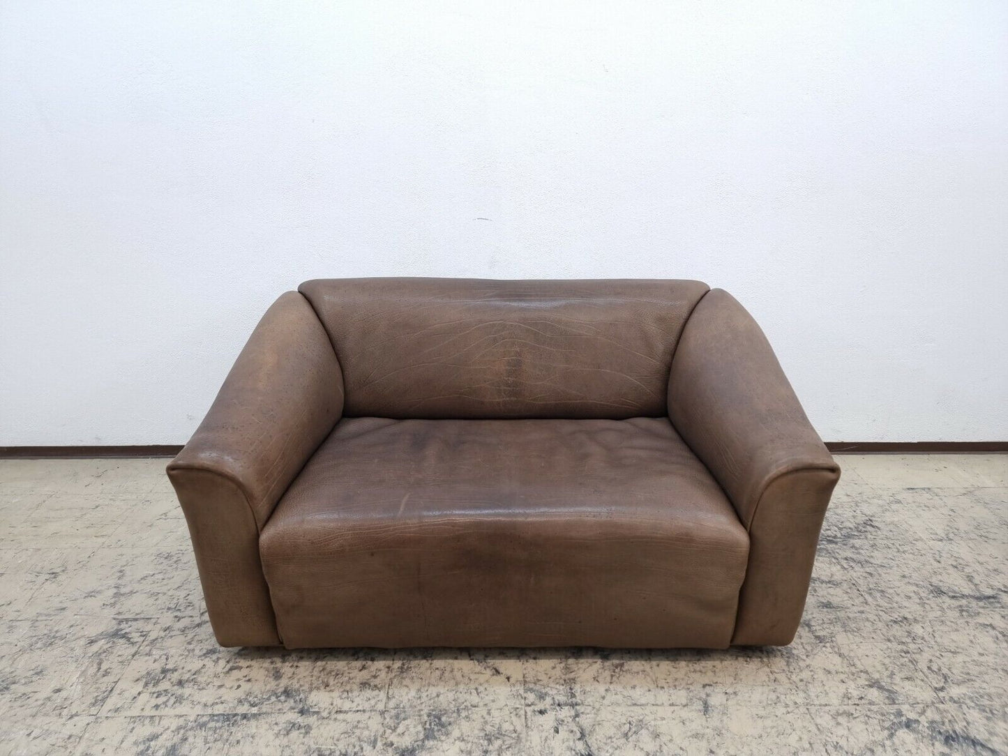 De sede ds 47 Zweisitzer in braun desede Designersofa Echtledersofa Couch #0018-De Sede-JSFurniture