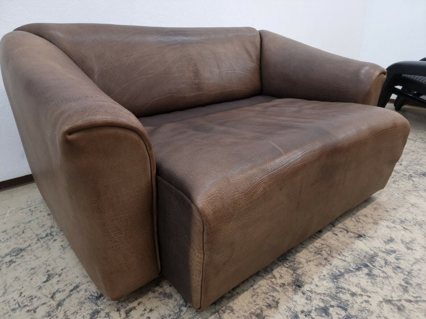 De sede ds 47 Zweisitzer in braun desede Designersofa Echtledersofa Couch #0018-De Sede-JSFurniture