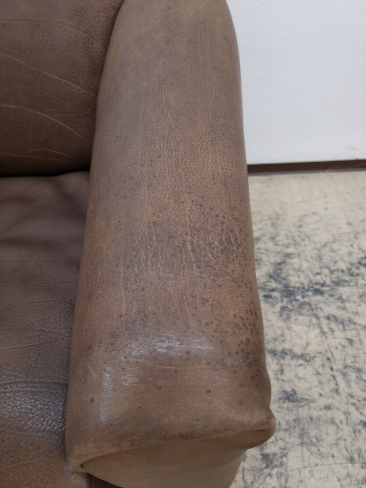 De sede ds 47 Zweisitzer in braun desede Designersofa Echtledersofa Couch #0018-De Sede-JSFurniture