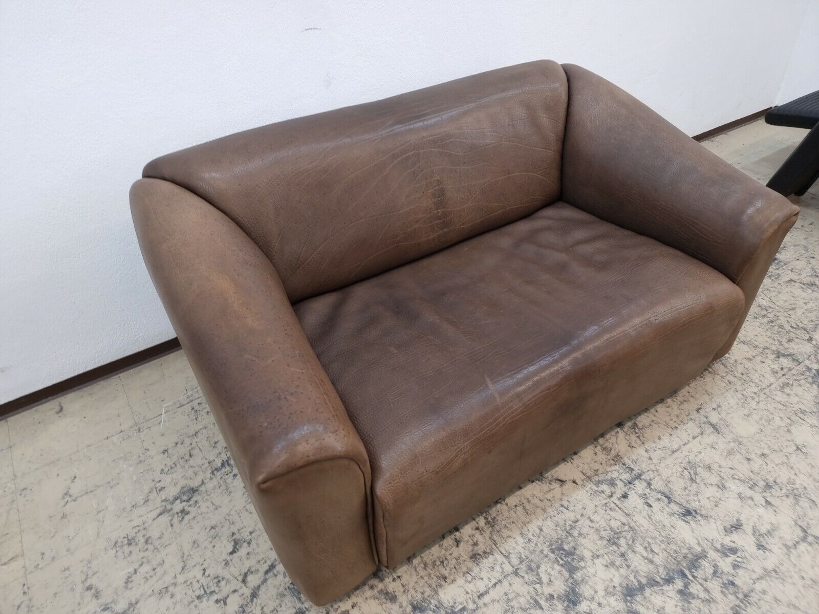 De sede ds 47 Zweisitzer in braun desede Designersofa Echtledersofa Couch #0018-De Sede-JSFurniture