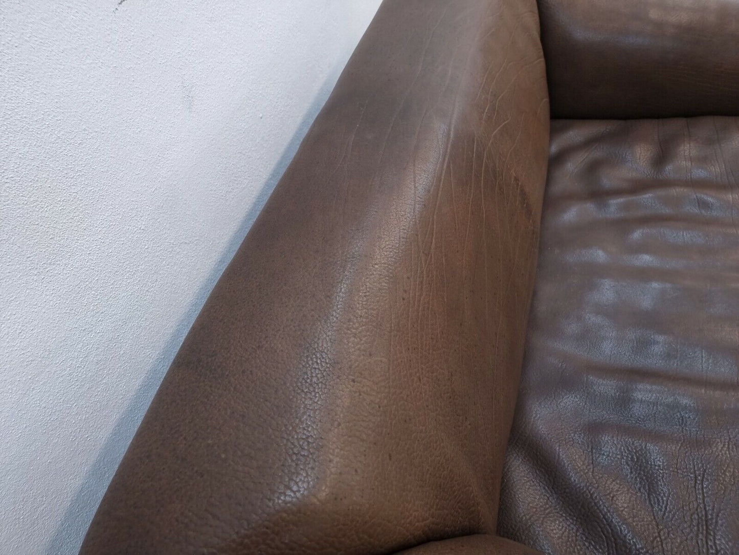 De sede ds 47 Zweisitzer in braun desede Designersofa Echtledersofa Couch #0018-De Sede-JSFurniture