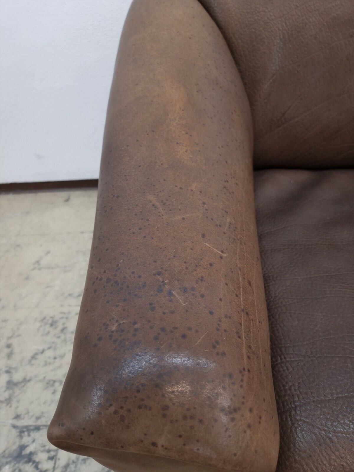 De sede ds 47 Zweisitzer in braun desede Designersofa Echtledersofa Couch #0018-De Sede-JSFurniture