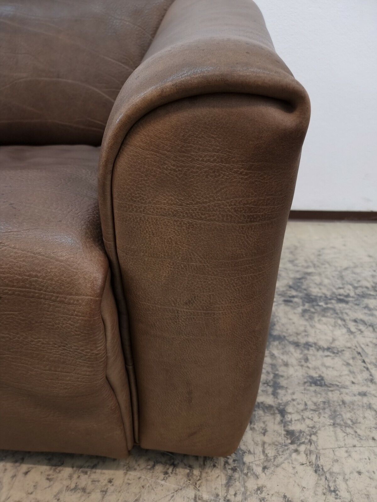 De sede ds 47 Zweisitzer in braun desede Designersofa Echtledersofa Couch #0018-De Sede-JSFurniture