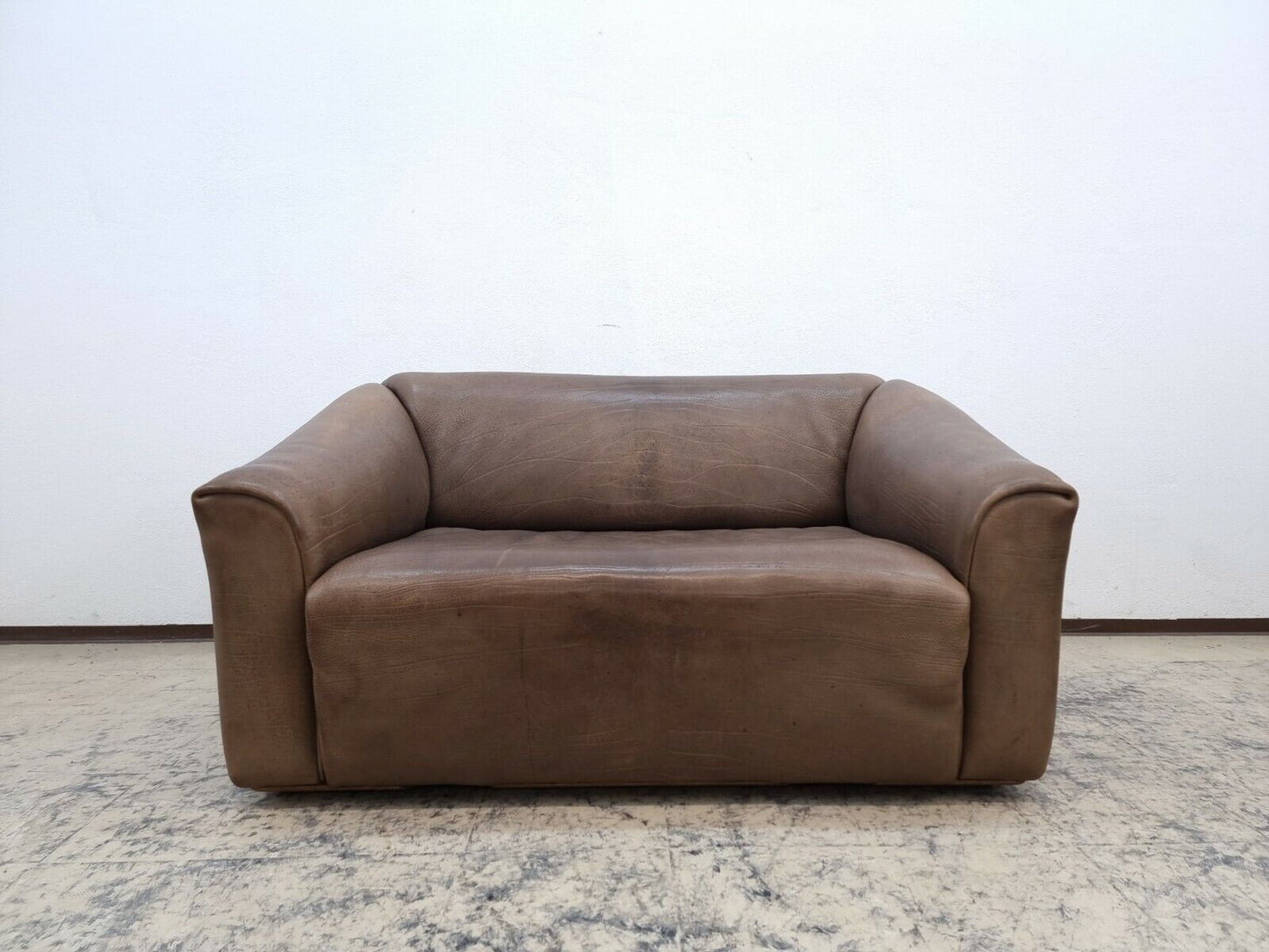 De sede ds 47 Zweisitzer in braun desede Designersofa Echtledersofa Couch #0018-De Sede-JSFurniture