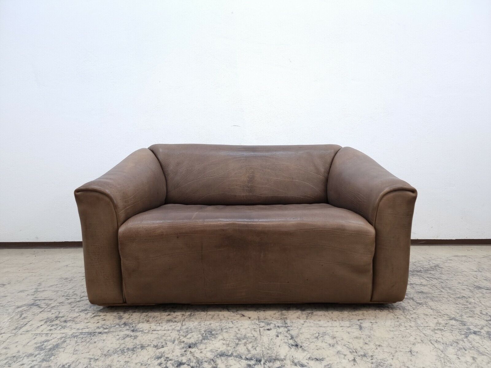 De sede ds 47 Zweisitzer in braun desede Designersofa Echtledersofa Couch #0018-De Sede-JSFurniture