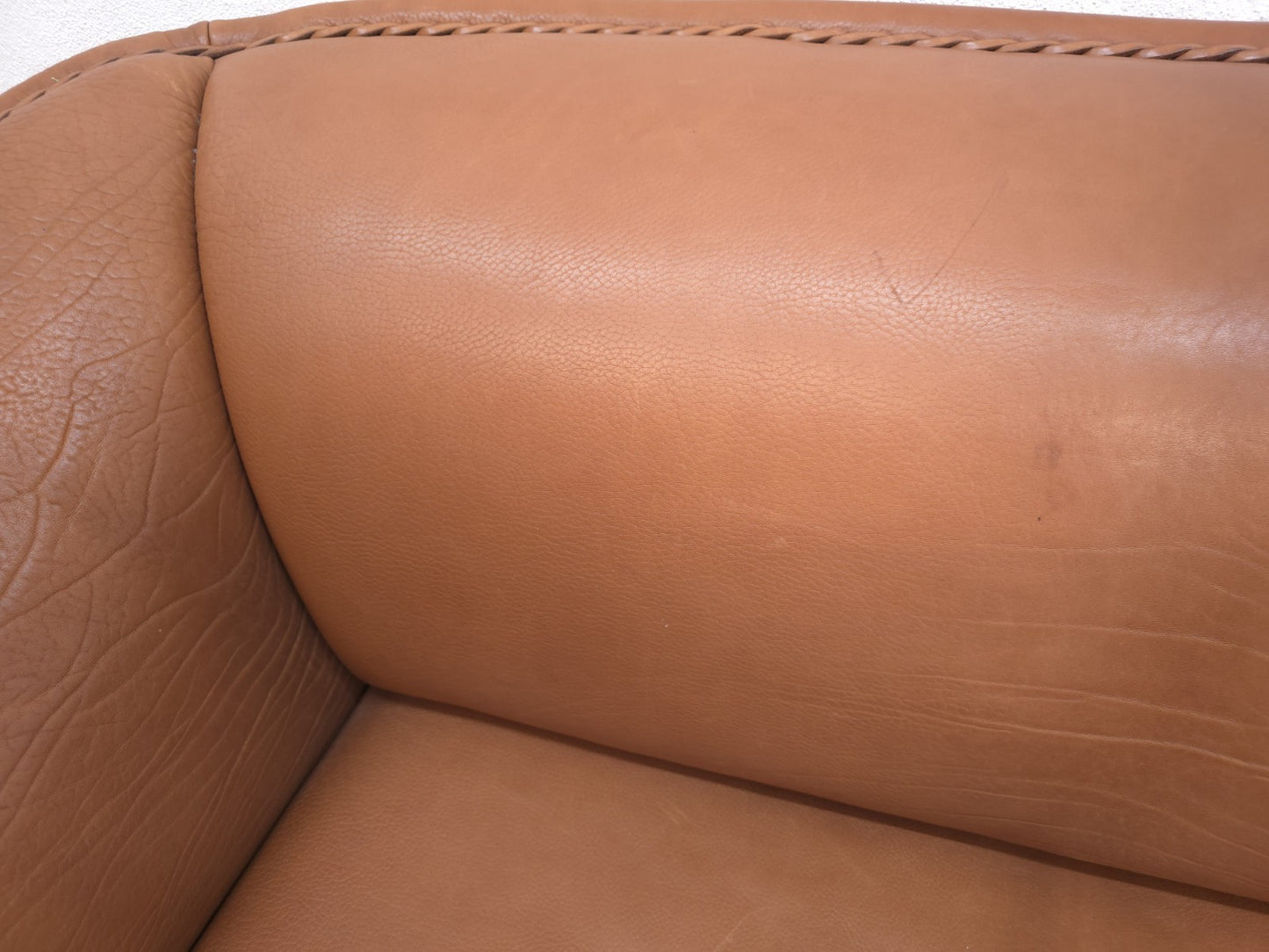 Ernst Lüthy De Sede Zweisitzer Sofa Braun Leder Ausziehbar-De Sede-JSFurniture
