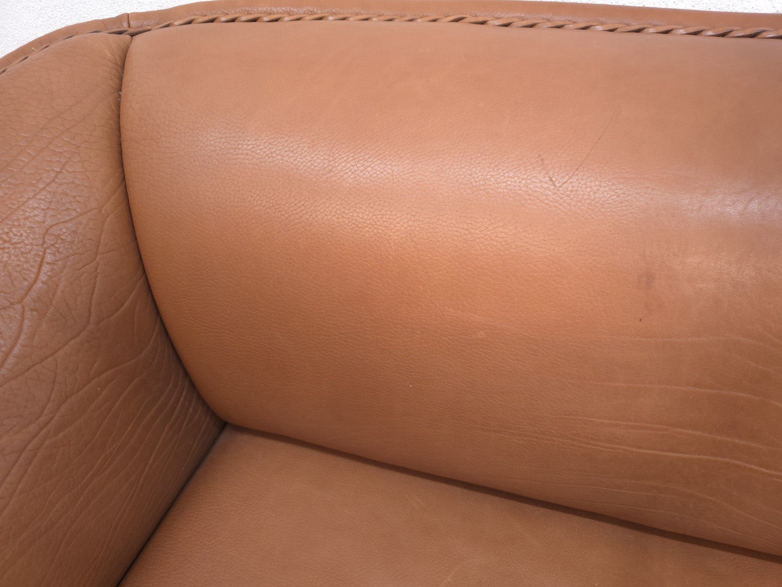 Ernst Lüthy De Sede Zweisitzer Sofa Braun Leder Ausziehbar-De Sede-JSFurniture