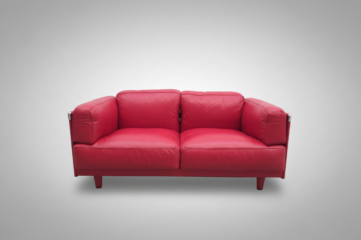 Poltrona Frau Twice Sofa Designersofa Rot-Poltrona Frau-JSFurniture