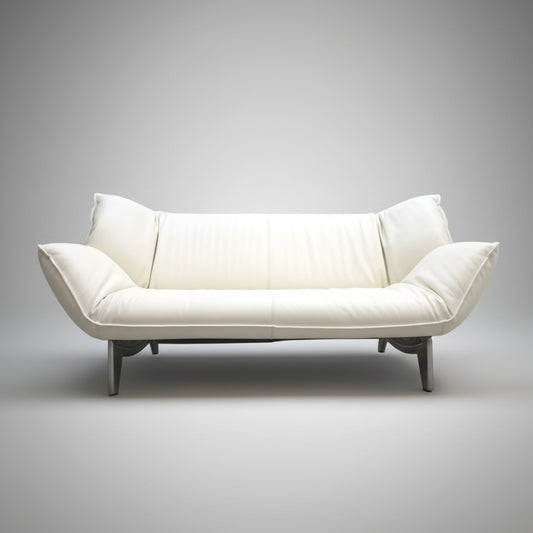 Leolux Tango Ledersofa Cremeweiß Funktion Sofa-Leolux-JSFurniture